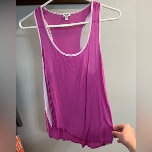 Pink Splendid razorback tank top